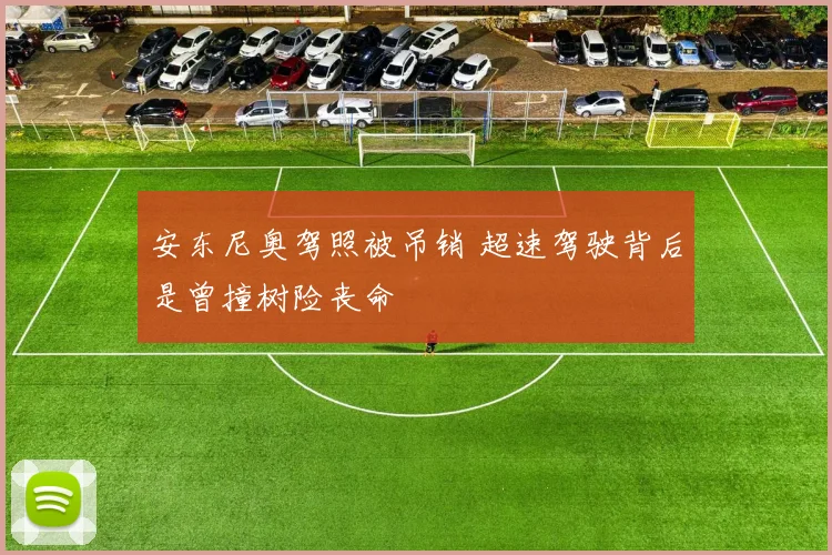 安东尼奥驾照被吊销 超速驾驶背后是曾撞树险丧命